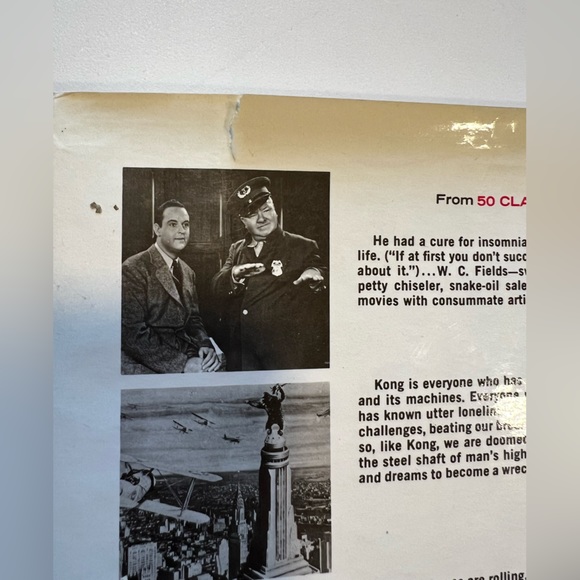 50 Classic Motion Pictures. By David Zinman. Hardcover 1983. - Picture 3 of 7